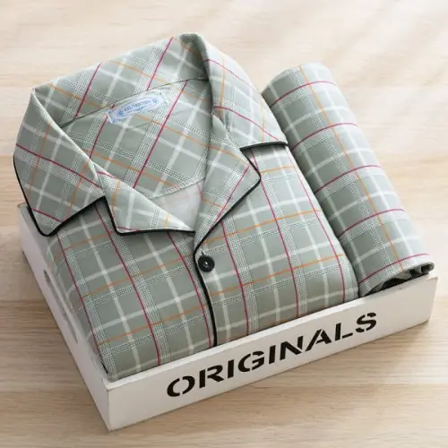 Image de Pyjama Homme Grande Taille Automne-Hiver - Confort & Chaleur