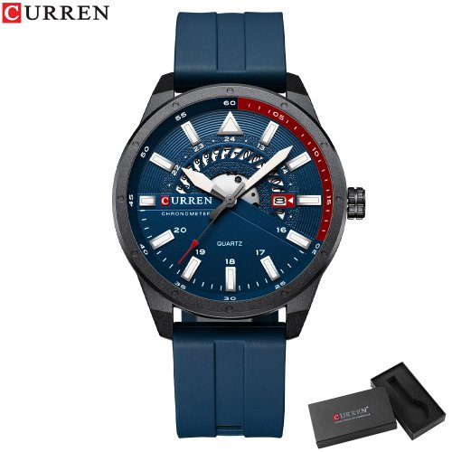 Imagen de Reloj CURREN a la moda para hombre, relojes deportivos impermeables de lujo de marca superior para h...