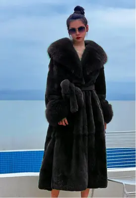 Image de Manteau Fourrure Hiver Femme Grande Taille - Chaud & Décontracté