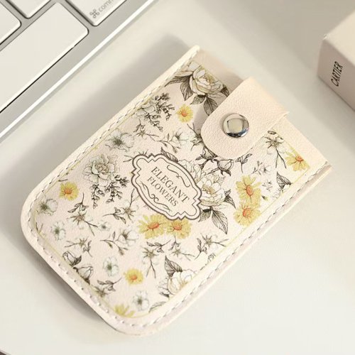 Imagen de Mini tarjetero oculto laminado, tipo extraíble, estuche para tarjetas de crédito, tarjetero de visit...