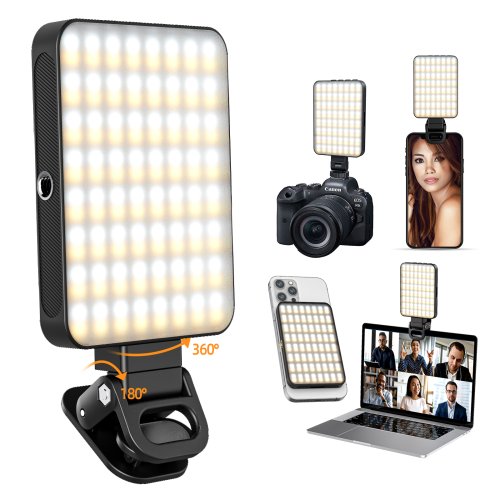 Imagen de Luz de Selfie LED Recargable con Clip Magnético
