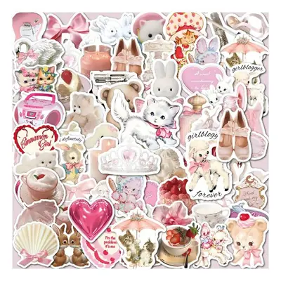Image de Stickers Kawaii Rose Mignons - Déco Tendance pour Tous les Objets