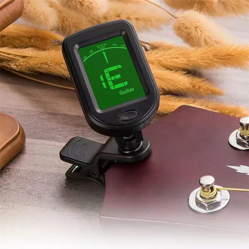 Precisie Elektronische Gitaartuner met LED-Display en Clip, Geschikt voor Bas, Ukulele, Viool, Mandoline en Alle Muziekinstrumenten