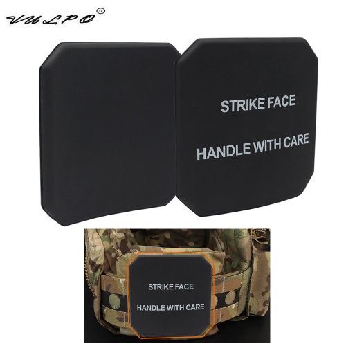 Image of Vulpo Tactical Vest with 6x6 EVA Side Plates - Protective Dummy Plate Carrier for Airsoft, Hunting, and Outdoor Sports