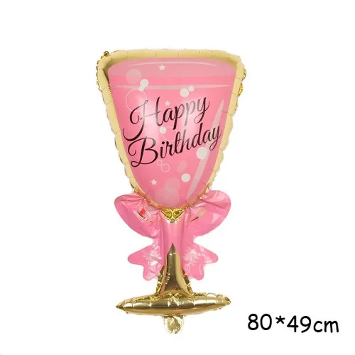 Rosa wein Glas