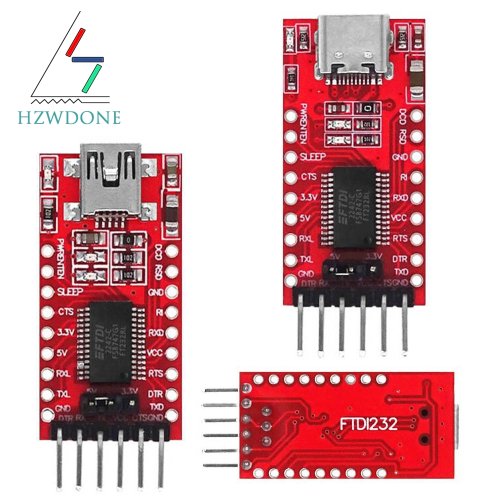 Bild von FT232RL FTDI USB-zu-TTL-Seriell-Adaptermodul mit 3,3 V und 5,5 V für Arduino, Pro Mini und andere Mikrocontroller