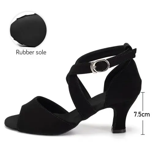 Zwart 7.5CM rubber