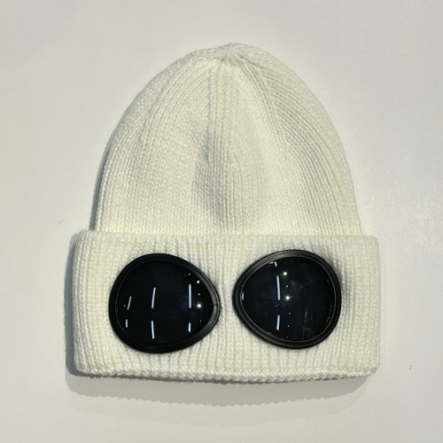 Imagen de Gorro de Punto Cálido para Invierno Unisex con Protección para los Oídos y Gafas, Gorro de Calavera A prueba de Viento para Actividades al Aire Libre