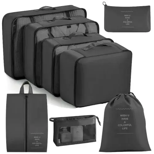 8PCS noir
