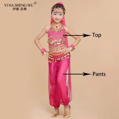 Image de Costumes de Danse du Ventre pour Filles - 6 Couleurs