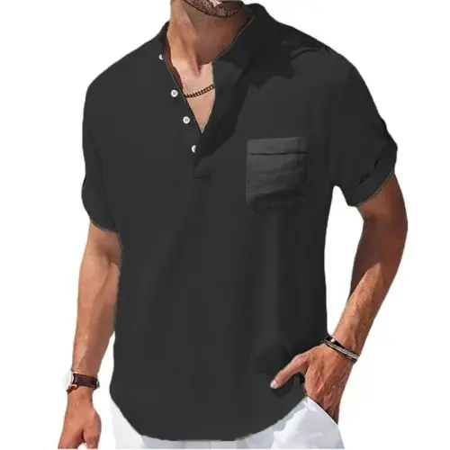 Image de T-Shirt Homme Manches Courtes Respirant - Style Streetwear