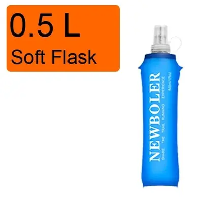 Image de Bouteille d'eau pliable 250-500ml - Idéale pour la course à pied