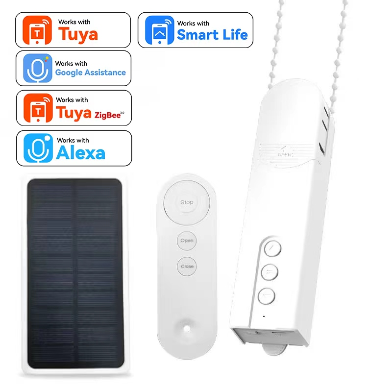 Bild von Tuya Zigbee Smart Motorisierte Blind Automatische Elektrische Rollladen Schatten Roboter Fahrer Google Home Yandex Alice Alexa Stimme
