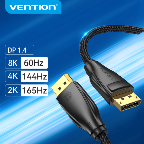 Zdjęcie Kabel DisplayPort 8K/16K – Ultra HD z dźwiękiem dla PS5, PC, TV i projektora