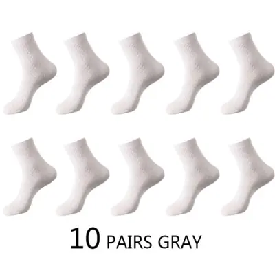Image de Chaussettes Bambou Homme - Lot de 10 Paires Respirantes & Confortables