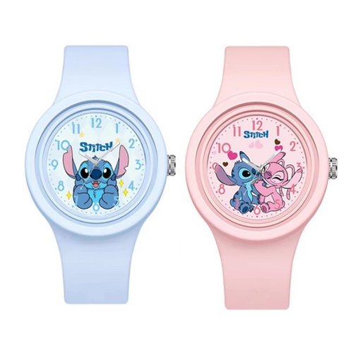 Bild von Neue Stich Kinder Uhren für Mädchen Silikon Armband Runde Quarz Kinder Uhr Jungen Student Uhr Geschenk Spielzeug Para Ninos