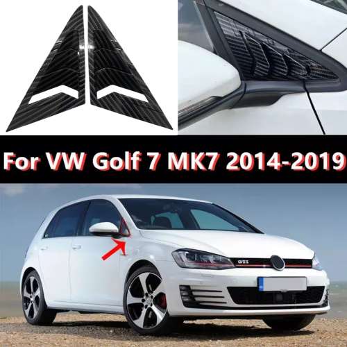 Zdjęcie Osłona żaluzji przedniej szyby i listwa żaluzji bocznej do VW Volkswagen Golf 7 MK7 Hatchback (2014–2019) – oryginalna ochrona i styl