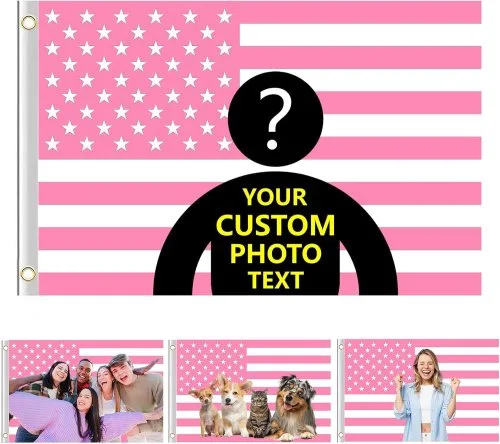 Pink US Flag