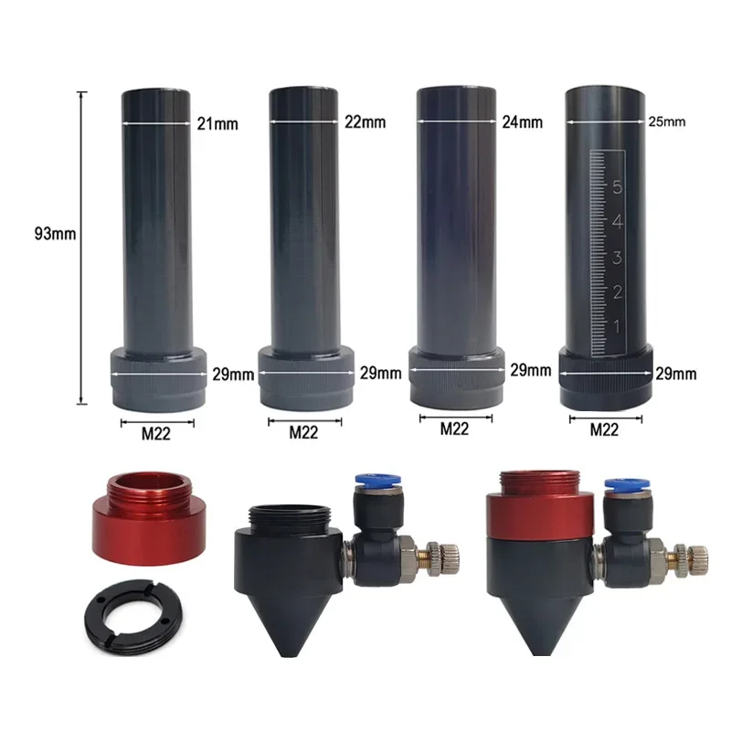 Image de Lentille Laser CO2 21-25mm pour Machine de Gravure et Découpe