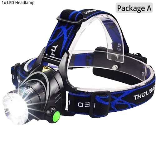 Image de Lampe Frontale LED Ultra Puissante Rechargeable