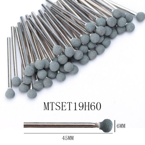 Immagine di 50pc diamante trapano per unghie set di punte per pulire le cuticole fresa per manicure punte per ta...
