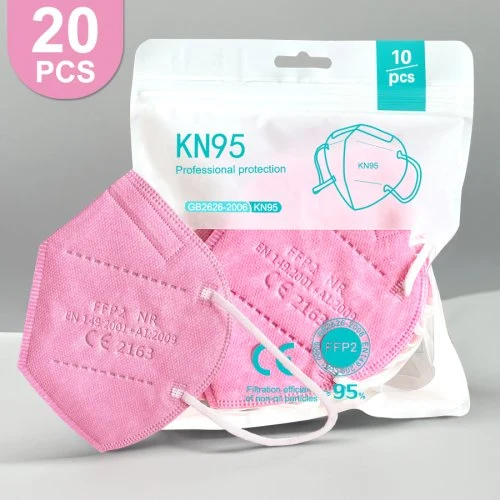Kn95-różowy-20pcs