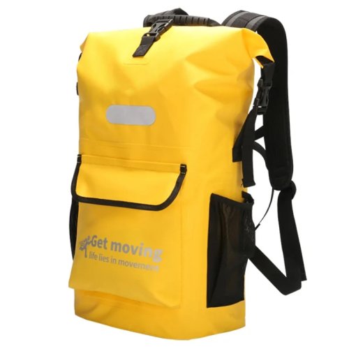 Bild von 25L wasserdichter Packsack, Schwimmrucksack, Rucksack, Wasser, schwimmender Sack, Sport, Kanu, Kajakfahren, Rafting, Bootfahren, Flusstrekking