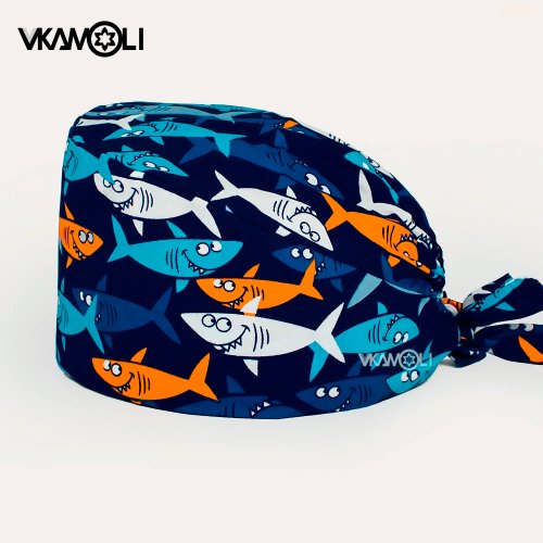 Imagen de Gorro de Enfermería Unisex Ajustable con Diseño Ergonómico para Profesionales de la Salud, Ideal para Cirugía, Laboratorio y Cuidados Dentales