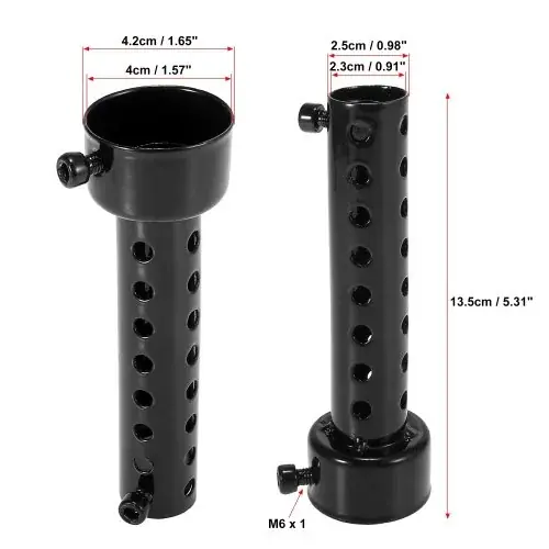 2pcs 42mmx135mm
