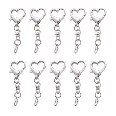 Image de Pendentif Cœur Fermoir - Idéal pour Bricolage et Bijoux