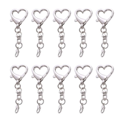 Imagen de Llavero en Forma de Corazón con Cierre Único