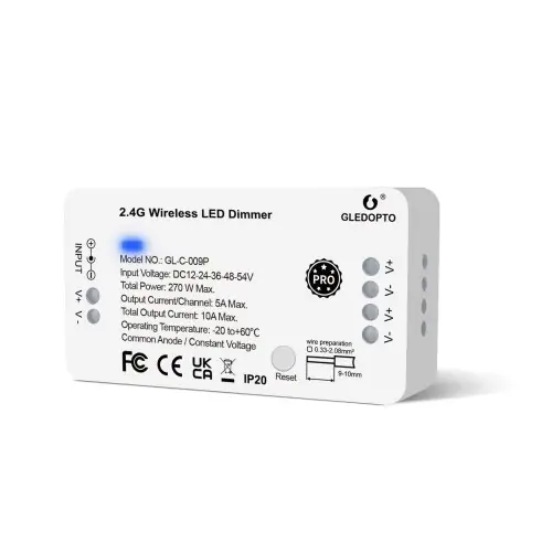 Variateur de lumière avec fonction de réinitialisation