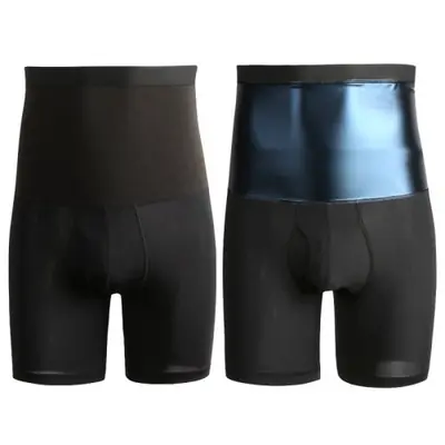 Image de Short de Sauna Homme Brûle Graisses - Taille Haute Fitness