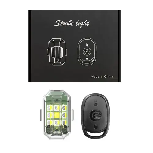 Image de Lampe Stroboscopique LED Sans Fil - Sécurité Moto & Voiture