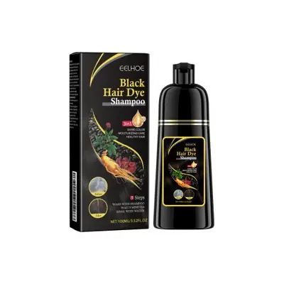Image de Shampooing Teinture Cheveux Noirs 3-en-1 Bio