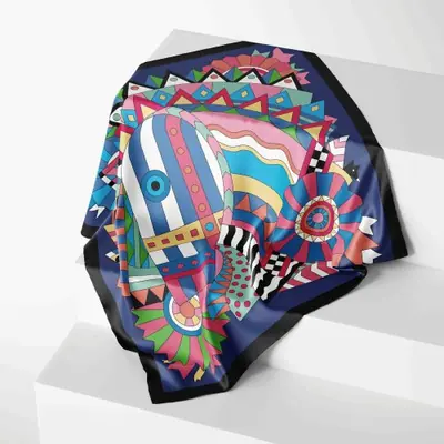Image de Foulard Soie Élégant pour Femme