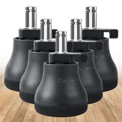 Image de Roulettes de Chaise de Bureau - Pack de 5