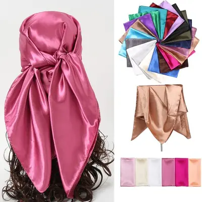 Image de Foulard Soie Luxe 90x90 cm - Élégant & Polyvalent