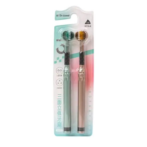 Image de Brosse à Dents 3 Faces - Nettoyage Complet & Douceur Maximale