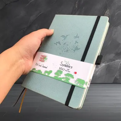 Image de Carnet de Croquis A5 à Pois - 160 Pages Numérotées