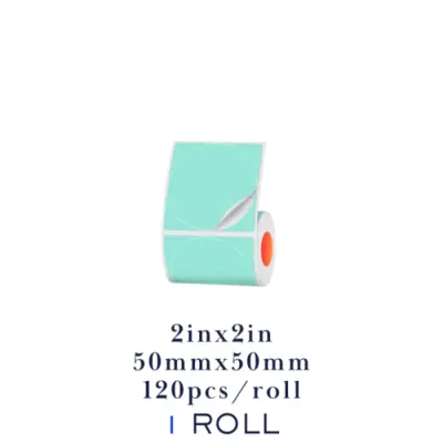 Image de Étiquettes Rondes Colorées 50mm - Imprimantes Portables