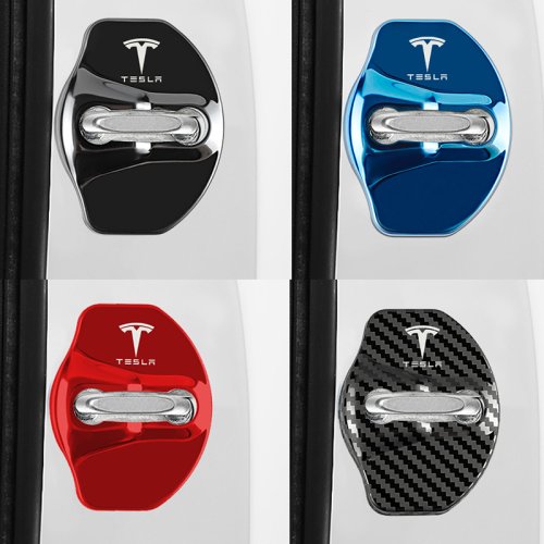 Zdjęcie Ochrona drzwi Tesla – metalowe naklejki na zamki