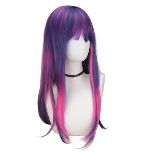 Image de Perruque Cosplay Hoshino Ai - Violet Rose Longue