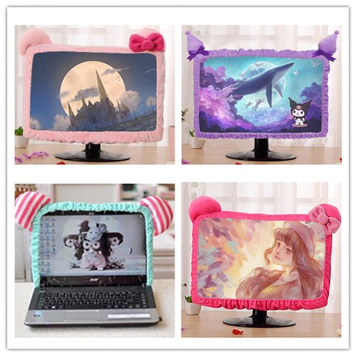 Immagine di Copertura Protettiva Antipolvere per Notebook con Design Elegante che Avvolge Il Monitor