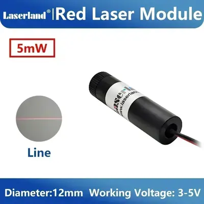 Image de Laser rouge focalisable pour découpe précise bois et tissu