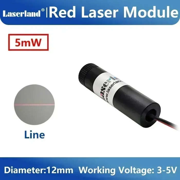 Image de Laser rouge focalisable pour découpe précise bois et tissu