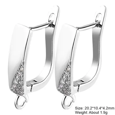 Image de Boucles d'oreilles plaquées or 18K - Anti-allergie & Faciles à Porter