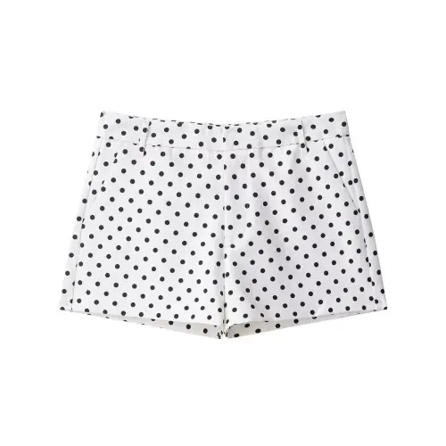Image de Veste Femme Automne à Pois Col Roulé avec Fermeture Éclair