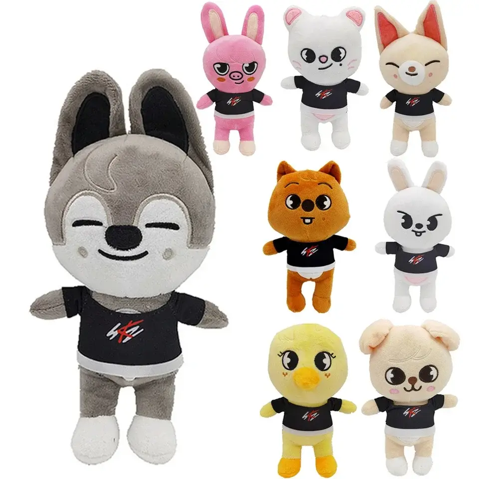 Immagine di Skzoo Peluche Kpop Giocattoli Cartone Animato Peluche Peluche Bambola Kawaii Compagno per Bambini Adulti Fan Regalo