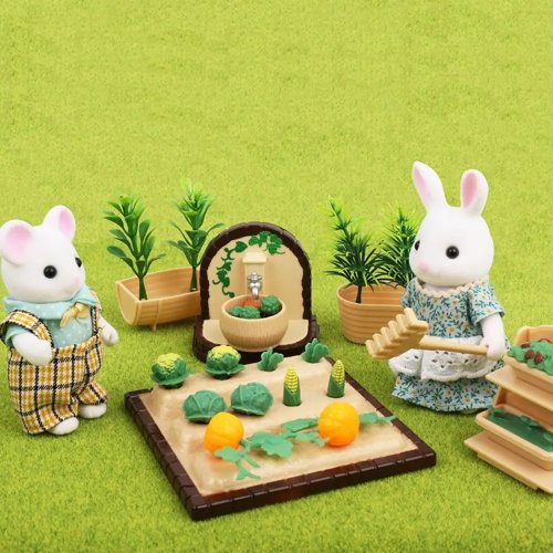 Bild von Miniatur-Puppenhaus-Möbel-Set 1:12 – Wald-Tier-Familie, Schlafzimmer und Badezimmer für Puppen, Spielzeug für Mädchen, komplettes Zubehör-Kit